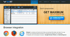 Desktop Screenshot of maxiget.com